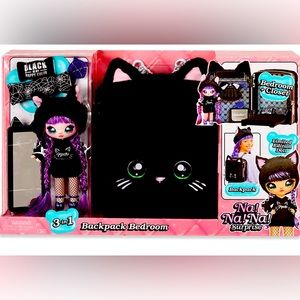 Na! Na! Na! Surprise 3-in-1 Backpack Bedroom Playset w/Fashion Doll | Ages 5+